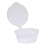 4OZ PP HINGED PORTION CUP X1000