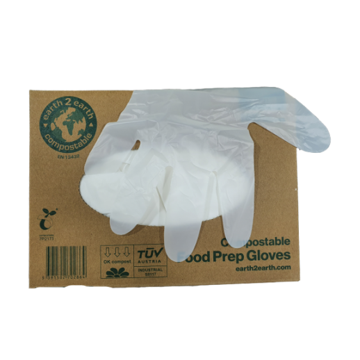 COMPOSTABLE FOOD PREP GLOVES SMALL -2400