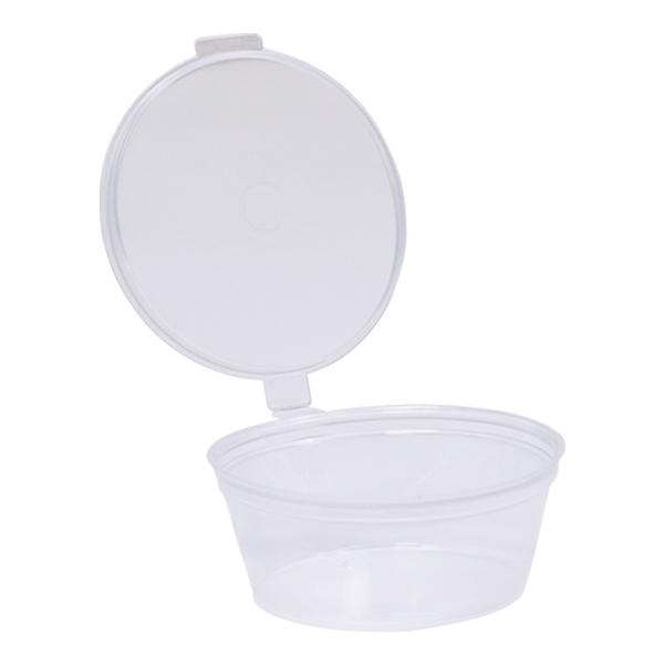 2OZ PP HINGED PORTION CUP X1000